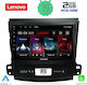 Lenovo Car Audio System for Peugeot 4007 Mitsubishi Outlander Citroen C-Crosser 2006-2012 (Bluetooth/USB/WiFi/GPS/Apple-Carplay/Android-Auto) with Touch Screen 9"