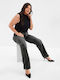 '90s Hoch tailliert Damenjeans in Lockerer Passform