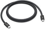 Apple Thunderbolt 4 Pro USB 3.2 Cable USB-C male - USB-C 100W Black 1m (MU883ZM/A)