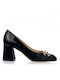 Sante Patent Leather Black Medium Heels