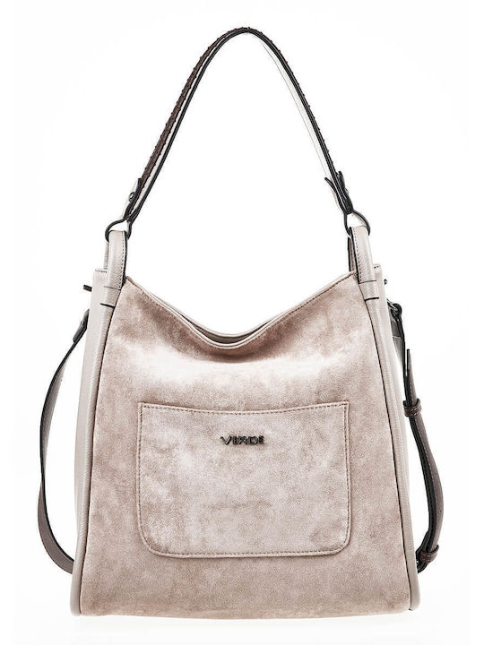 Verde Women's Bag Shoulder Beige