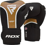 RDX Leather Boxing Competition Gloves Black