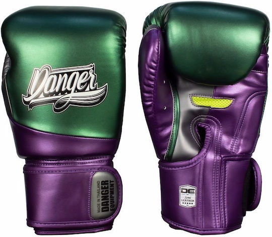 Danger Equipment Mănuși de Box pentru Competiție Verzi