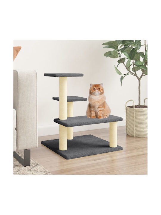 vidaXL Cat Tree Dark Grey 61 cm with Scratching...