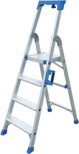 Bulle Ladder Aluminum with 3+1 Steps