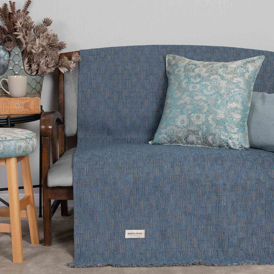 Aslanis Home Basic Collection Τετραθέσιου Καναπέ Π180xΜ350cm Blue Aslanis Home Basic Collection Τετραθέσιου Καναπέ Π180xΜ350cm Blue
