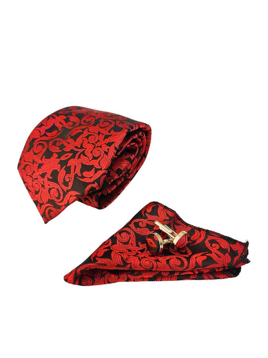 Men's Tie Set Monochrome Red Men's Tie Set Monochrome Red