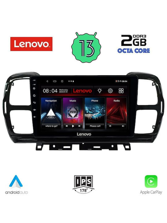 Lenovo Car-Audiosystem für Citroen C5 Aircross 2017-2021 (Bluetooth/USB/WiFi/GPS) mit Touchscreen 9"