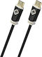 Oehlbach Cable HDMI male - HDMI male 0.75m Black