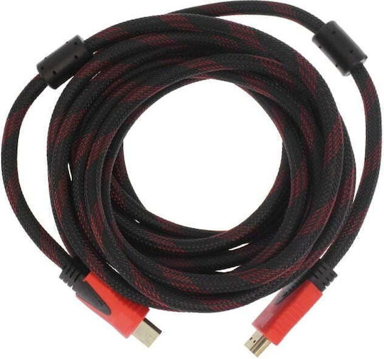 Andowl Cabluri HDMI 1.4 High Speed 1080p 120Hz HDMI De Sex Masculin - HDMI De Sex Masculin 5m Roșii