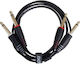 UDG Cable 2 x 6.3mm male - 2x 6.3mm male 1m (U97002BL)