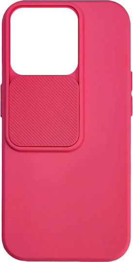 Powertech Back Cover Σιλικόνης Ροζ (iPhone 15 Pro)