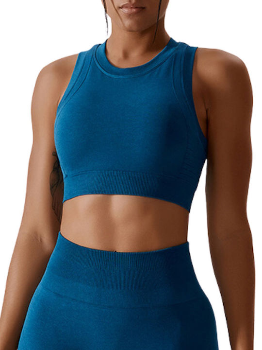 Florina Women's Athletic Sports Bra Blue