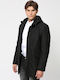 Herren Mantel Schwarz