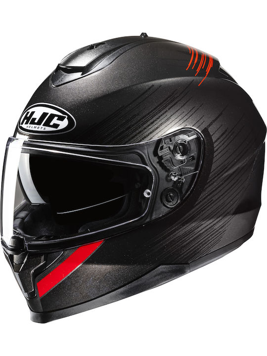 HJC C70N Sway MC1 Motorcycle Helmet Full Face E...