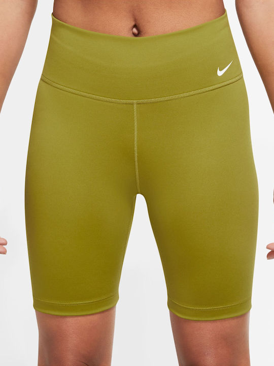 Nike Training Γυναικείο Ποδηλατικό Κολάν Πράσινο