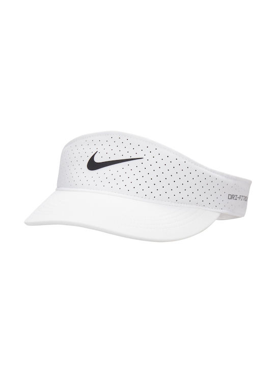 Nike Dri-fit Adv Ace Visor Hat White