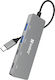 Sandberg Hub 4 Θυρών USB 3.0 με σύνδεση USB-C Γκρι