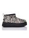 Wildleder Stiefeletten Damen Weiß