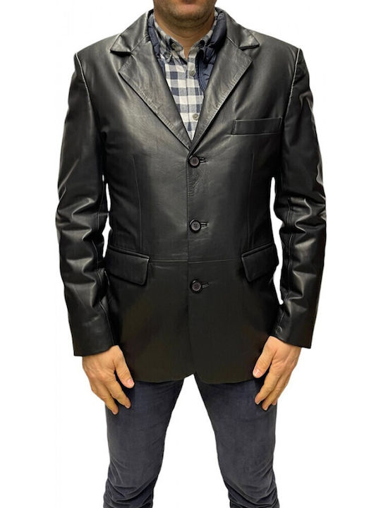 Jacket Leather Winter Jacket Black