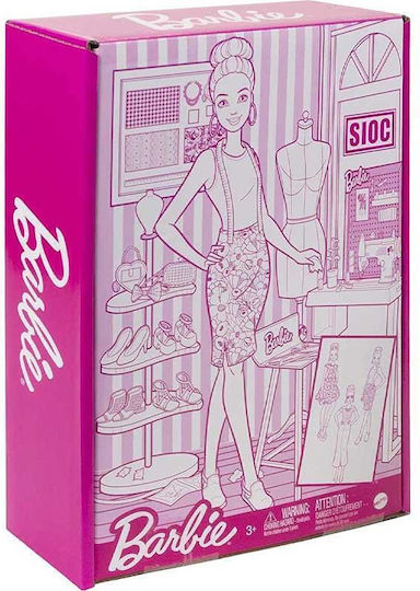 Barbie Fashion Designer Doll & Studio Σετ Κούκλας για 3+ Ετών