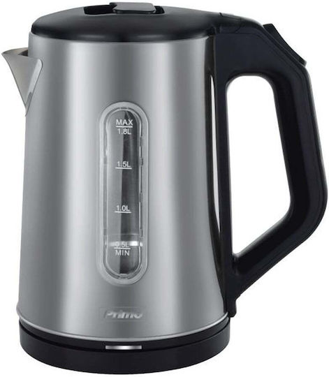 Primo PRCK-40433 Βραστήρας 1.8lt 1800W Ασημί
