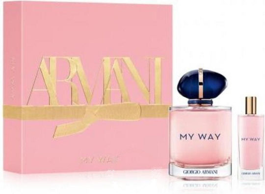 Giorgio Armani My Way Γυναικείο Σετ με Eau de Parfum και Mini Άρωμα 2τμχ