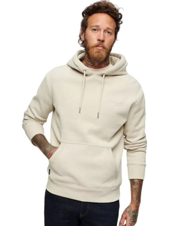 D2 Ovin Sweatshirt with Hood Beige