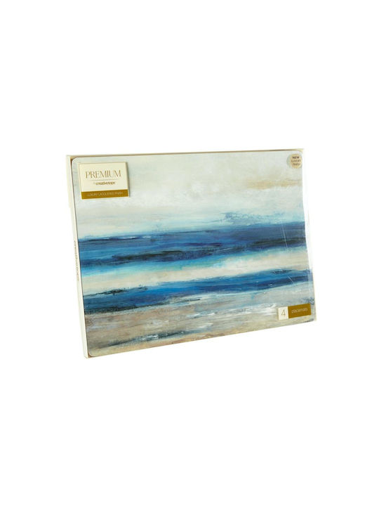 Creative Platzdeckchen Kunststoff Blau 1Stück