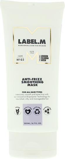 Label.M Anti Frizz Μάσκα Μαλλιών για Ενδυνάμωση με Argan Oil 200ml