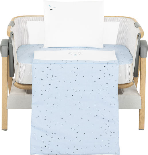 Kikka Boo Set Für Wiege Bear Me Blue 3Stück