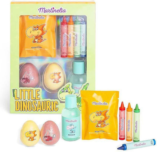 Martinelia Kids Bubble Bath Gel 100ml 2 * Bath Fizzers 75g Bath Crackers 4 * Bath Crayons