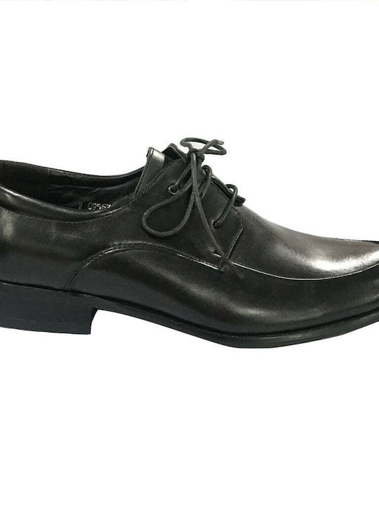 Ustyle Men's Synthetic Leather Dress Shoes Black