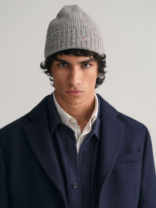 Beanie Beanie Knitted in Gray color