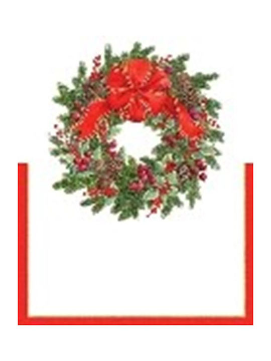 Caspari Set Christmas Placecards 8pcs