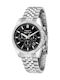 Sector 240 Men's Watch Chronograph Battery with Silver Metal Bracelet