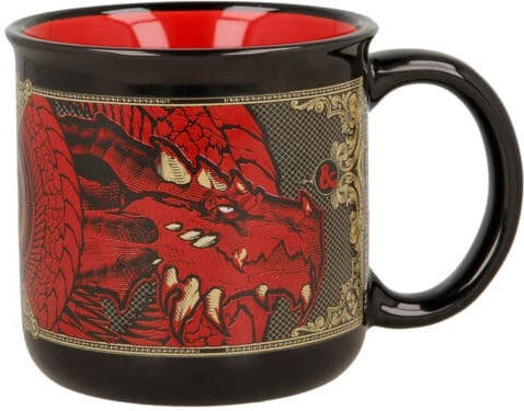 Stor Dungeons And Dragons - Drache Tasse Keramik 400ml