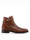 Perlamoda Men's Leather Boots Tabac Brown