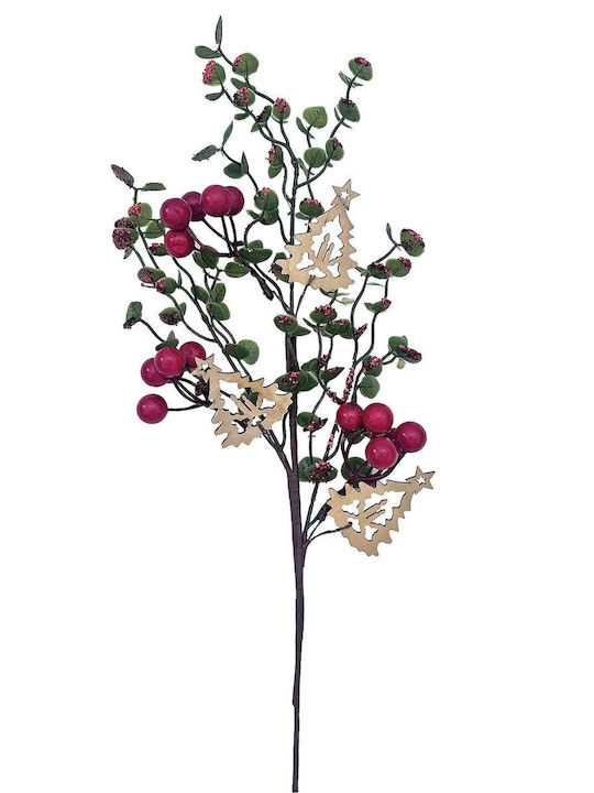XMASfest Christmas Wooden Decorative Mistletoe 55cm