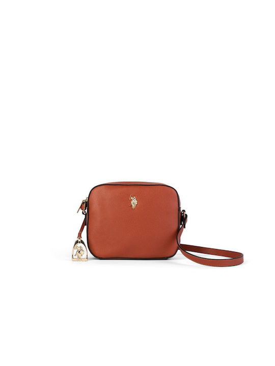 U.S. Polo Assn. Jones Women s Bag Shoulder Brown Skroutz.eu