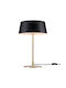 Nordlux Metal Table Lamp for Socket E14 with Black Shade and Base