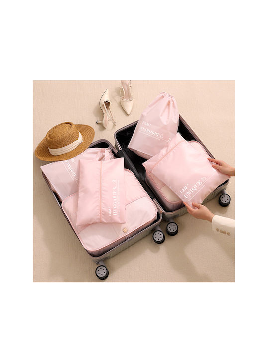 eBest Set Toiletry Bag in Pink color