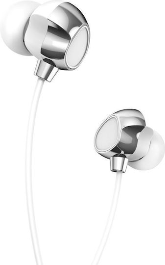 XO Ep53 In-ear Handsfree Ακουστικά με Βύσμα 3.5mm Λευκό