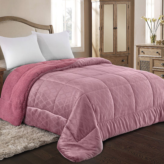Adam Home Κουβερτοπάπλωμα Υπέρδιπλο 220x240εκ. (820) Ροζ 740 GSM