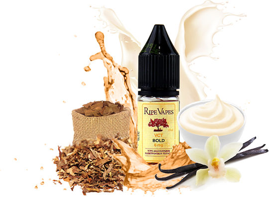Ripe Vapes Έτοιμο Υγρό Αναπλήρωσης Vct Bold με Καπνική Γεύση 3mg 10ml