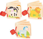 Goki Activity Book Zebra made of Wood (Various Designs/Assortments of Designs) 1pc