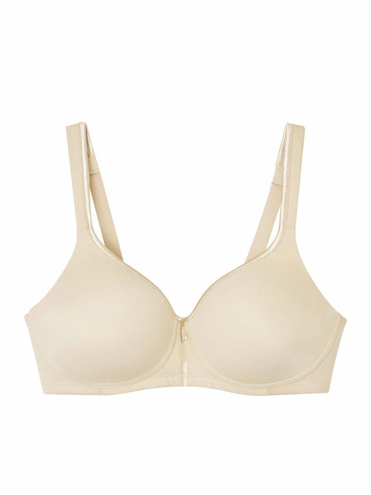 Beige Σουτιέν ohne Polsterung mit Bügel