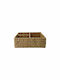 House Doctor Dekorativer Korb Korbweide Braun 30x30x10cm