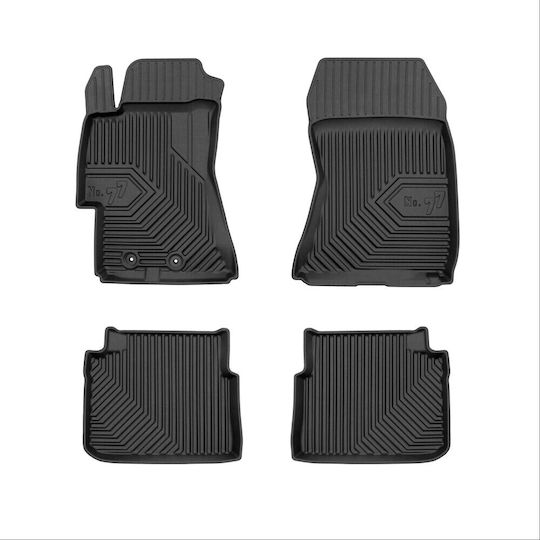 Frogum Set Covorașe Față și Spate Tip Tavă 4buc din Furtun pentru Subaru Impreza 2007-2011 Negre
