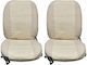 Set Autositzbezüge Polyester Set Beige
